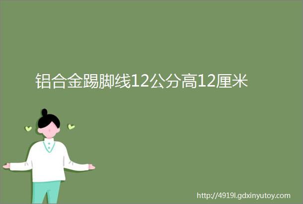 铝合金踢脚线12公分高12厘米